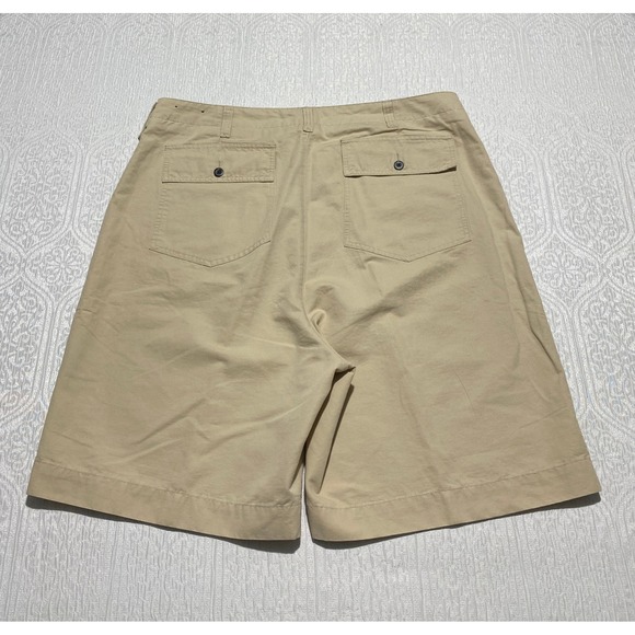 Victorinox Mens 40 Tan Beige Khaki Cotton Utility Cargo Shorts Pockets - Picture 1 of 12